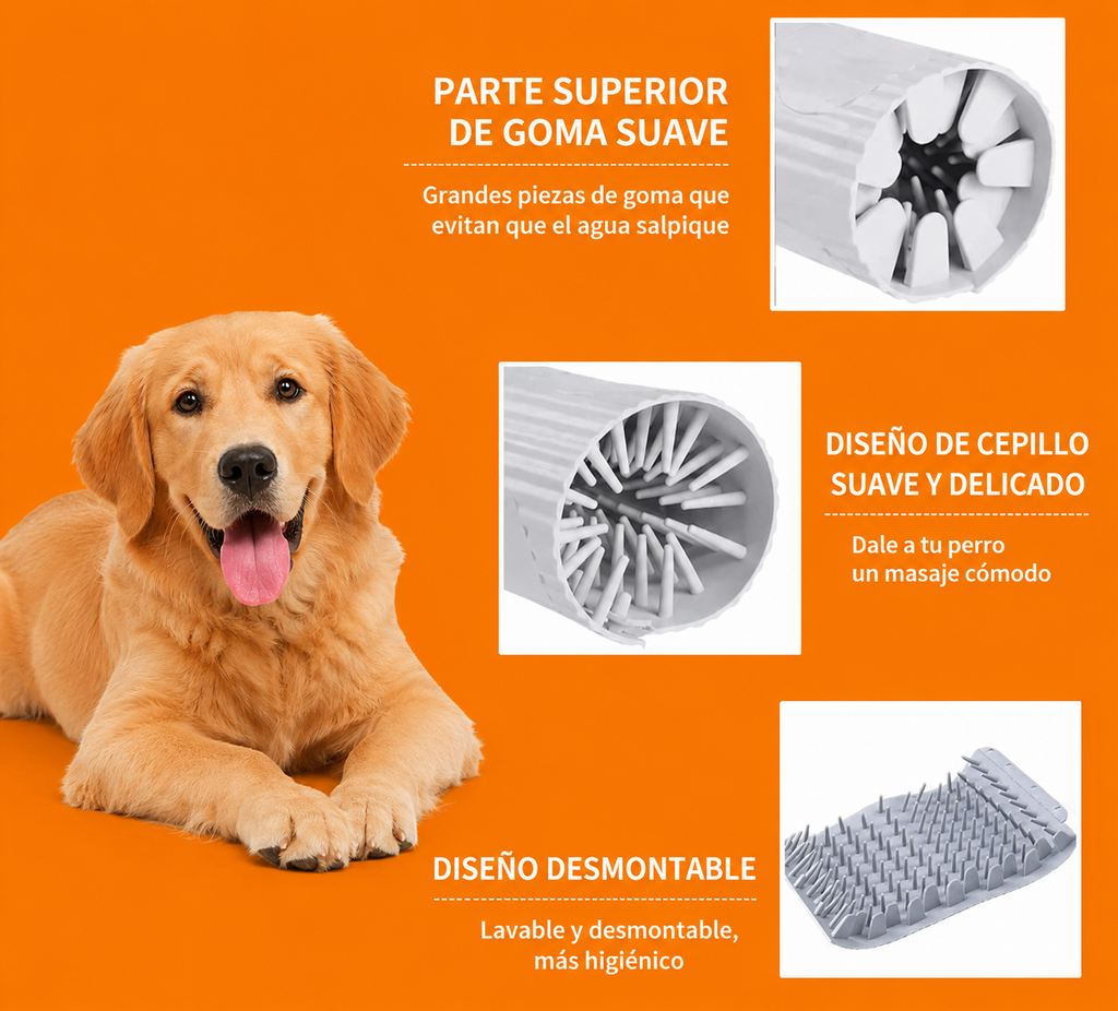 Limpiador de Patas para Perros