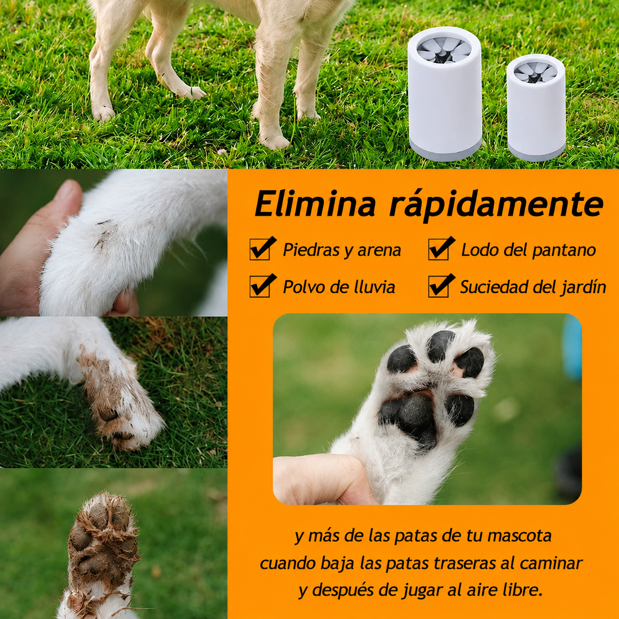 Limpiador de Patas para Perros