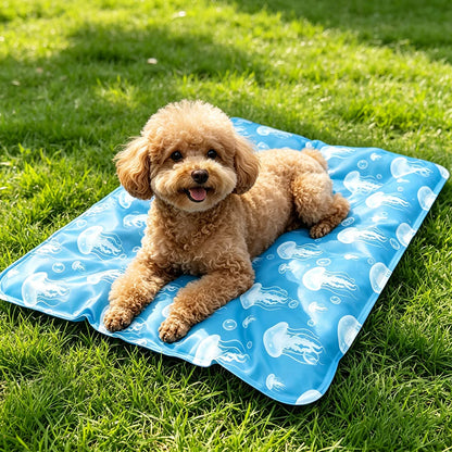 Alfombra Refrescante de Gel para Mascotas – Perros y Gatos